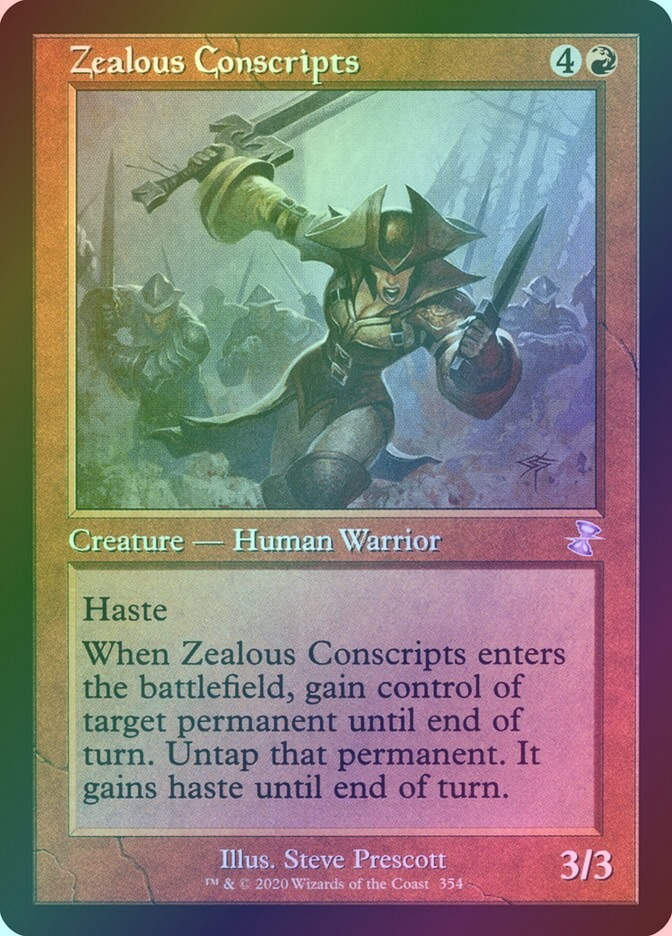 Zealous Conscripts (TSR) (354) / Foil