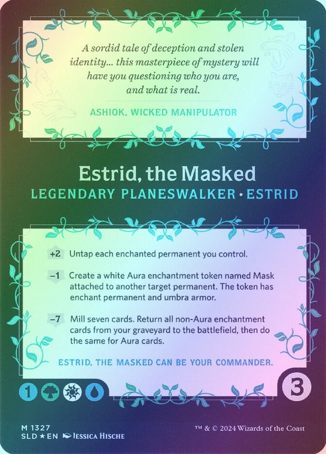 Estrid, the Masked // Estrid, the Masked (SLD) (1327) / Borderless / Foil — cara 2 de 2