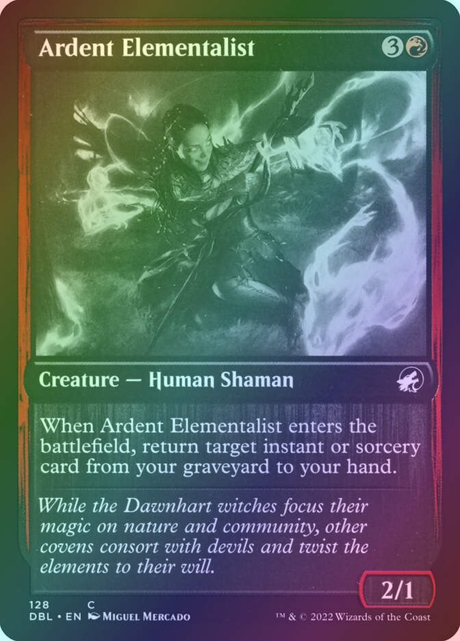 Ardent Elementalist (DBL) (128) / Foil