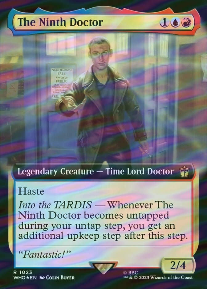 The Ninth Doctor (WHO) (1023) / Extended Art / Surge Foil
