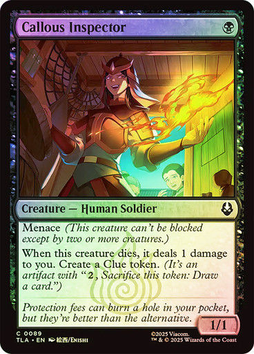 Callous Inspector (TLA) (89) / Foil