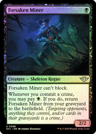 Forsaken Miner (otj) (88) / Foil