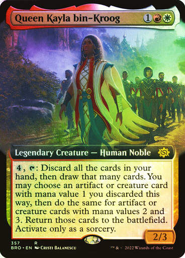 Queen Kayla bin-Kroog (BRO) / Extended Art Foil