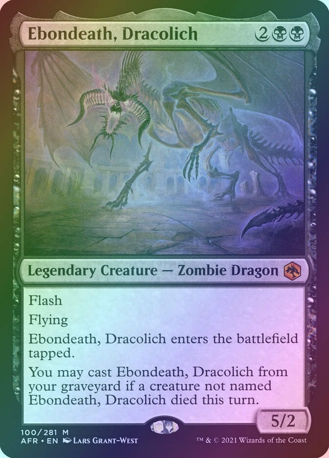 Ebondeath, Dracolich (AFR) (100) / Foil