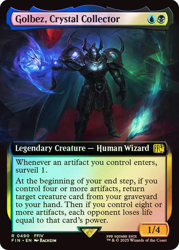 Golbez, Crystal Collector (FIN) (490) / Extended Art / Foil