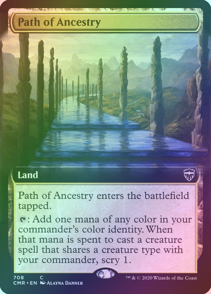 Path of Ancestry (CMR) (708) / Extended Art / Foil