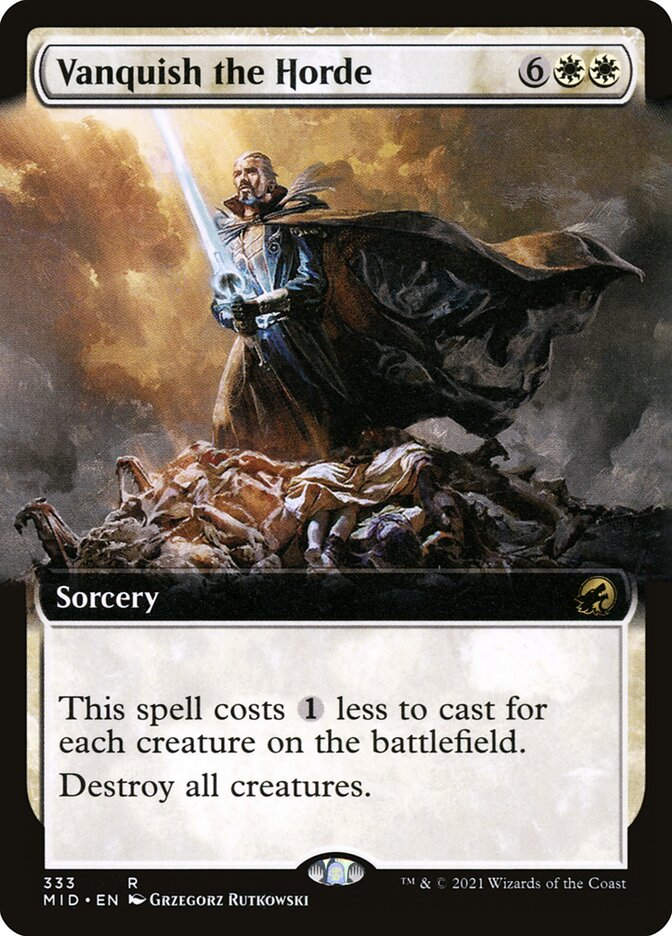 Vanquish the Horde (MID) (333) / Extended Art