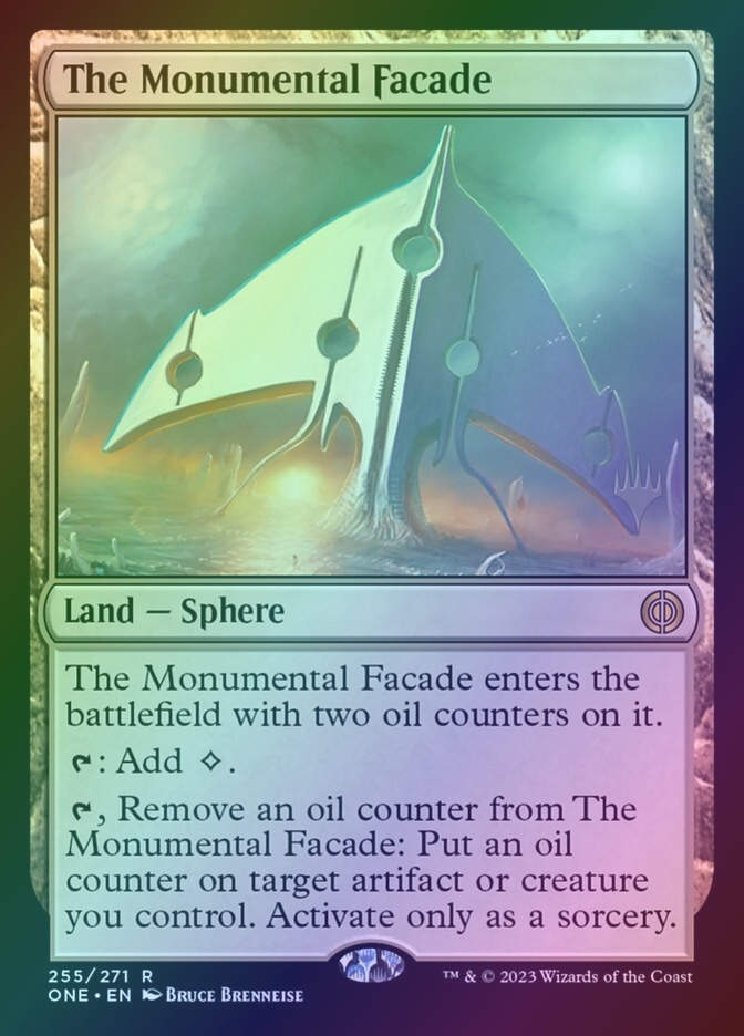 The Monumental Facade (PONE) (255p) / Foil