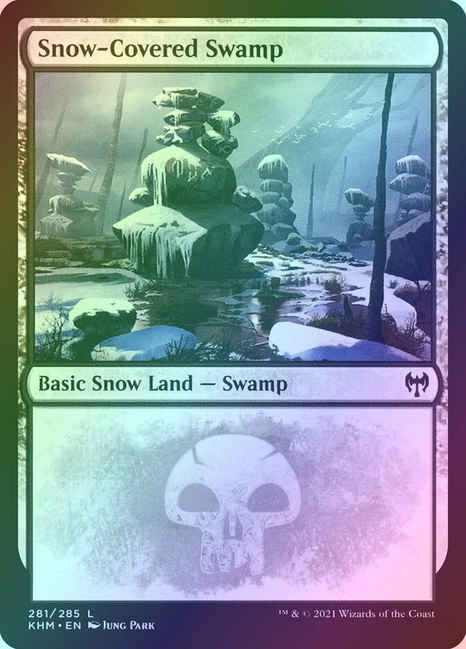 Snow-Covered Swamp (KHM) (281) / Foil