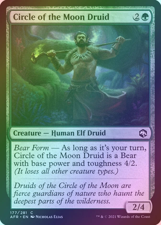 Circle of the Moon Druid (AFR) (177) / Foil