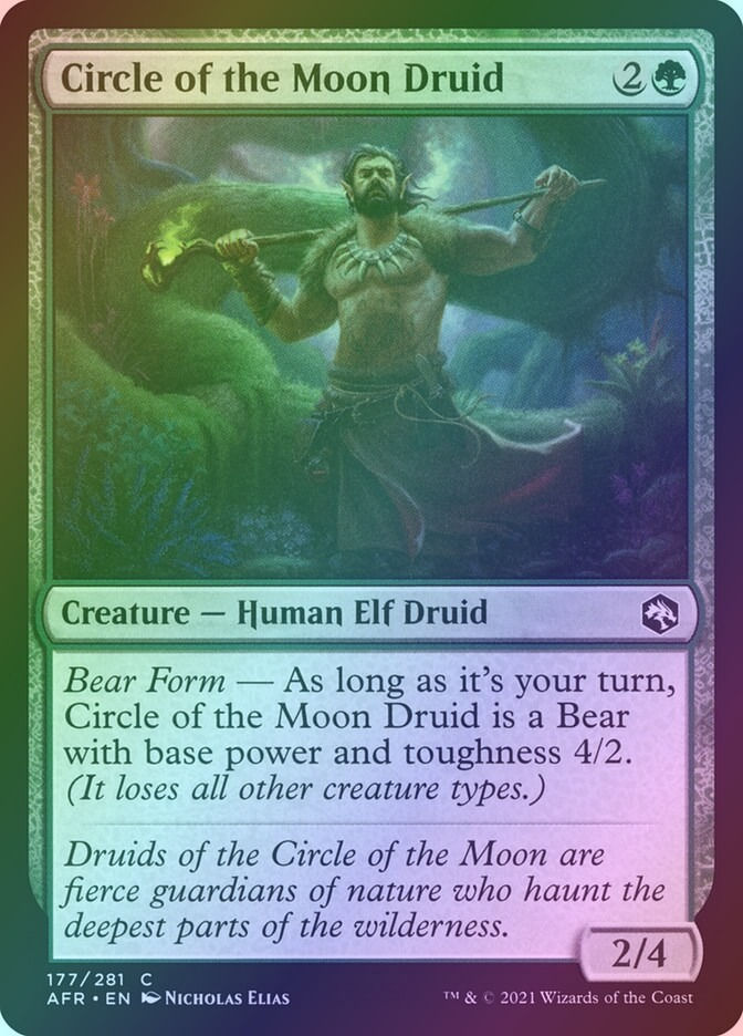 Circle of the Moon Druid (AFR) (177) / Foil