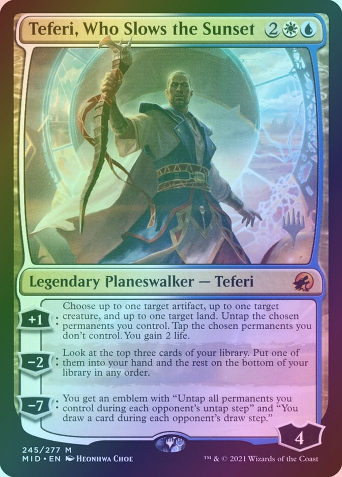 Teferi, Who Slows the Sunset (PMID) (245p) / Foil