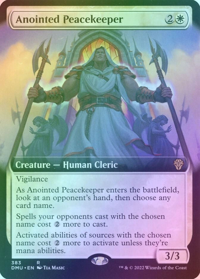 Anointed Peacekeeper (DMU) (383) / Extended Art / Foil