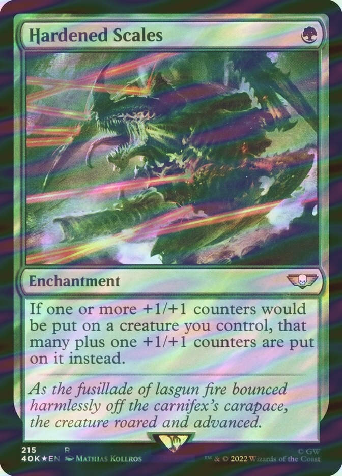 Hardened Scales (40K) (215★) / Surge Foil