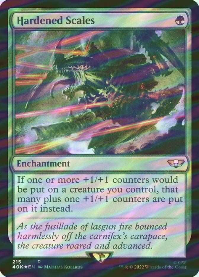Hardened Scales (40K) (215★) / Surge Foil