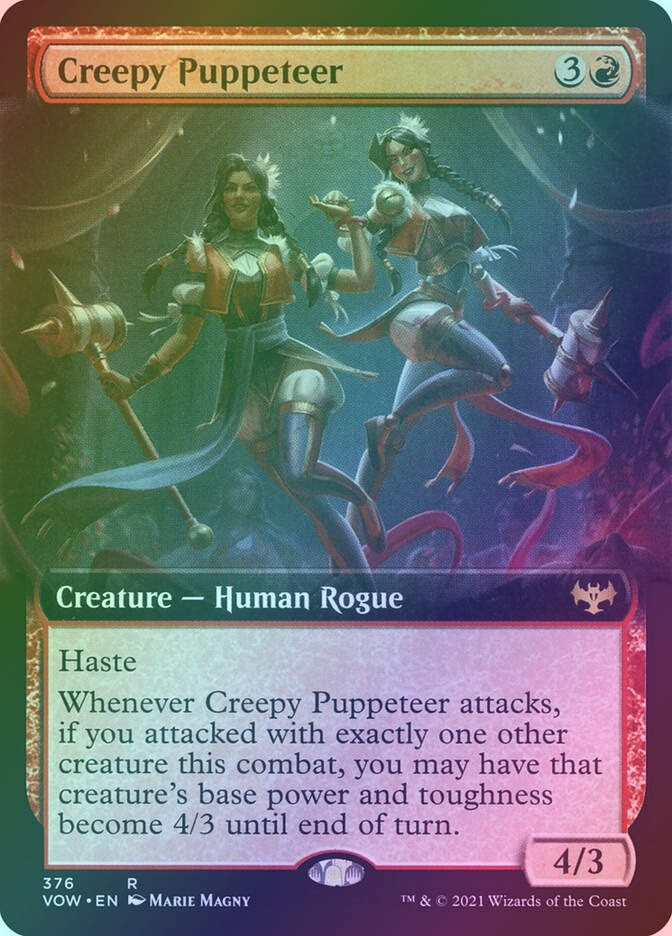 Creepy Puppeteer (VOW) (376) / Extended Art / Foil