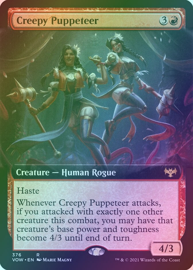 Creepy Puppeteer (VOW) (376) / Extended Art / Foil