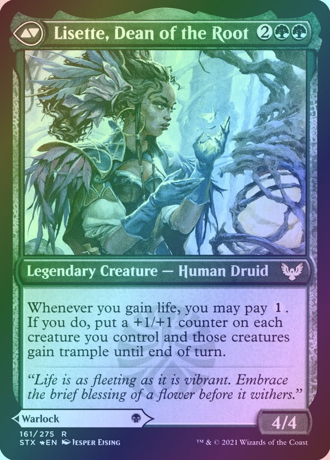 Valentin, Dean of the Vein // Lisette, Dean of the Root (PSTX) (161s) / Foil — cara 2 de 2