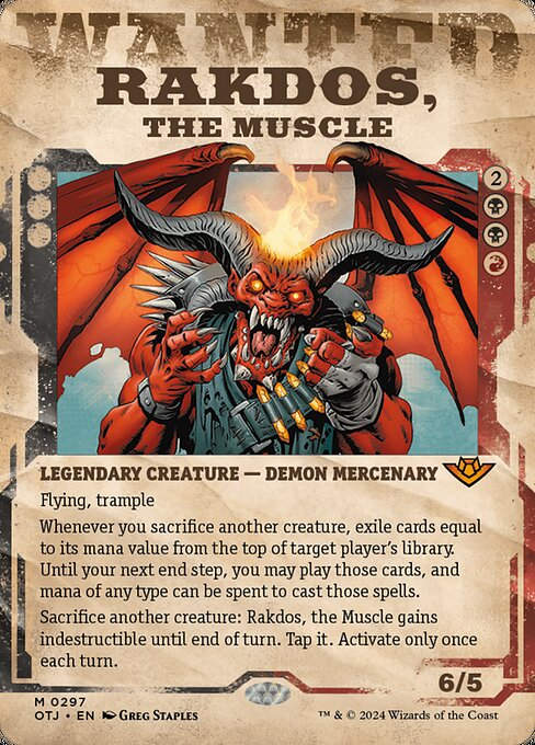 Rakdos, the Muscle (otj) (297) / Showcase