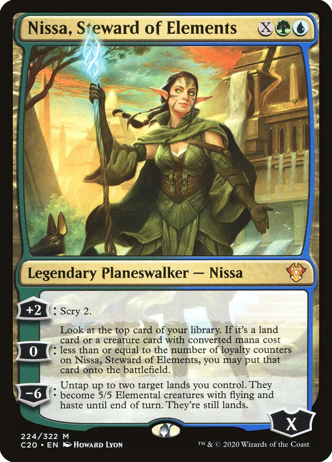 Nissa, Steward of Elements (C20) (224)