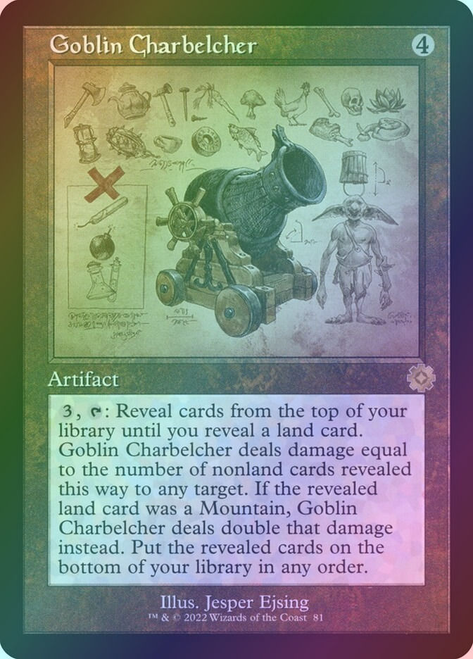 Goblin Charbelcher (BRR) (81) / Foil / Schematic