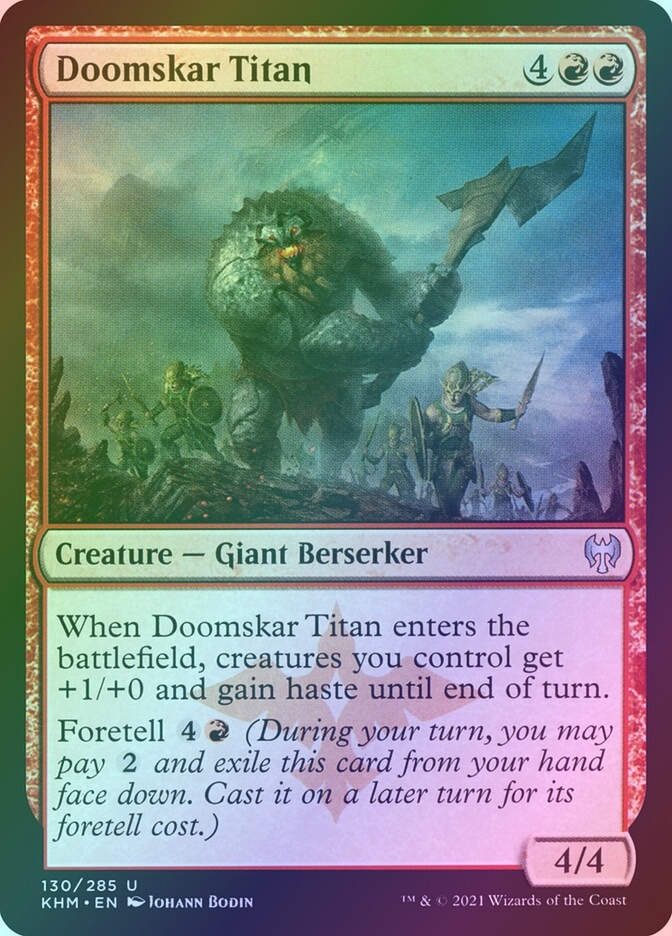 Doomskar Titan (KHM) (130) / Foil