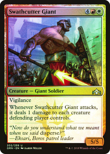 Swathcutter Giant (GRN) (202) / Foil