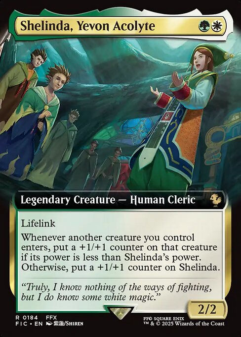 Shelinda, Yevon Acolyte (FIC) (184) / Extended Art
