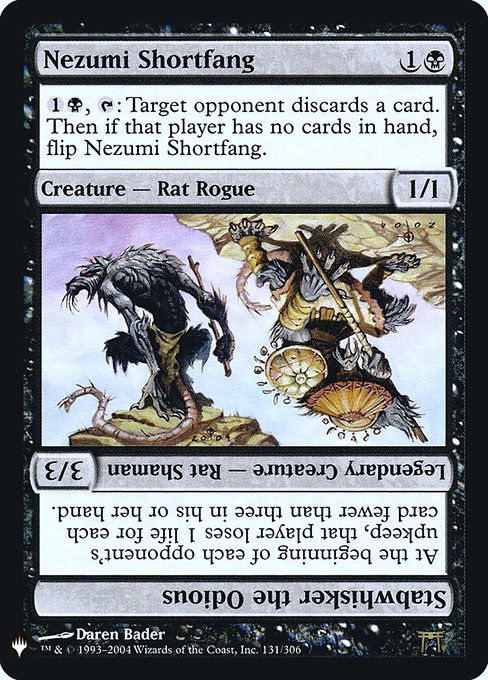 Nezumi Shortfang // Stabwhisker the Odious (PLST) (CHK-131)