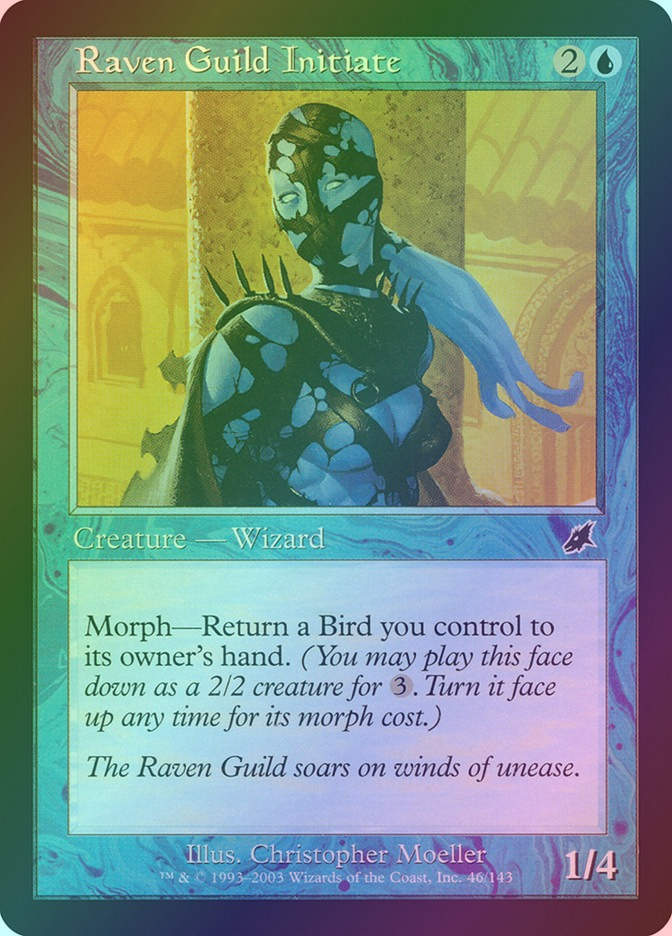 Raven Guild Initiate (SCG) (46) / Foil