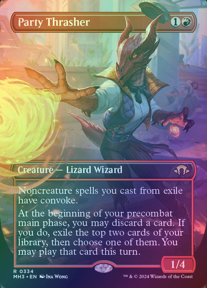 Party Thrasher (MH3) (334) / Borderless / Foil
