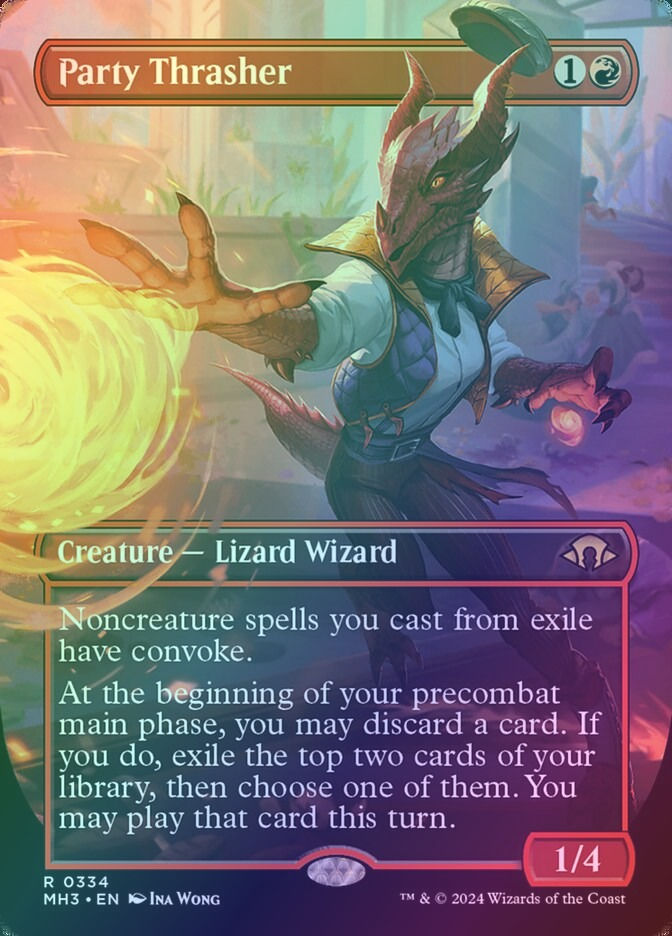 Party Thrasher (MH3) (334) / Borderless / Foil