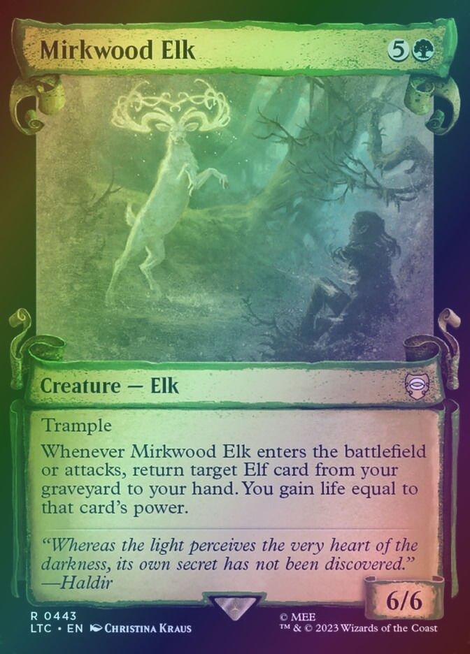 Mirkwood Elk (LTC) (443) / Showcase / Foil