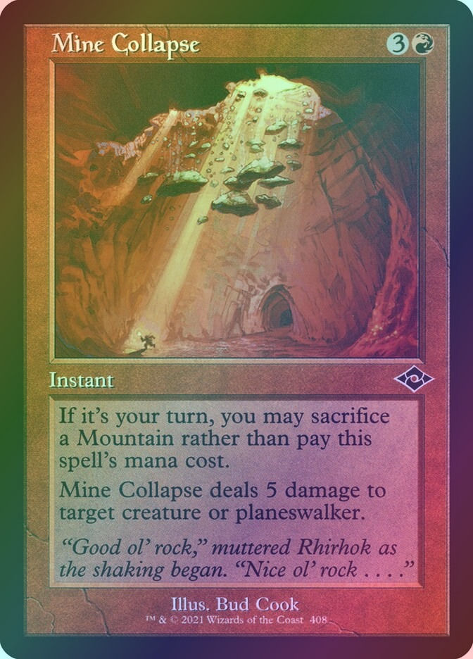 Mine Collapse (MH2) (408) / Foil