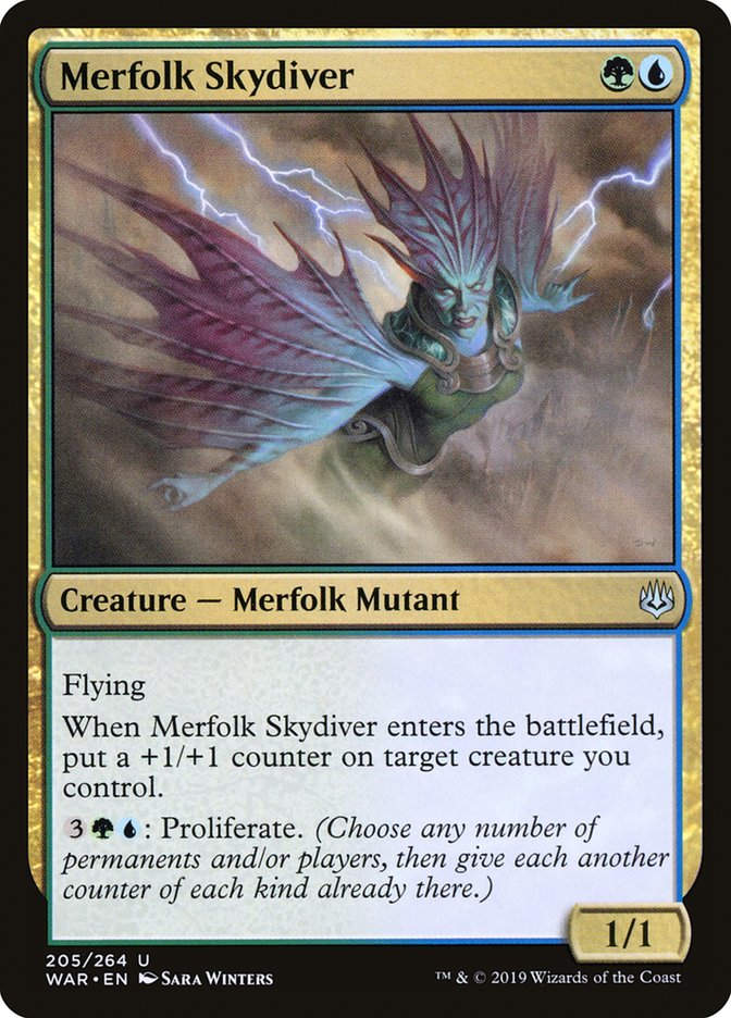 Merfolk Skydiver (WAR) (205)