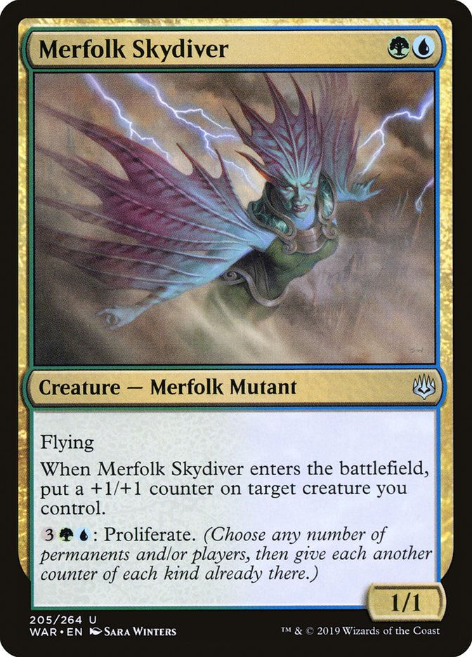 Merfolk Skydiver (WAR) (205)