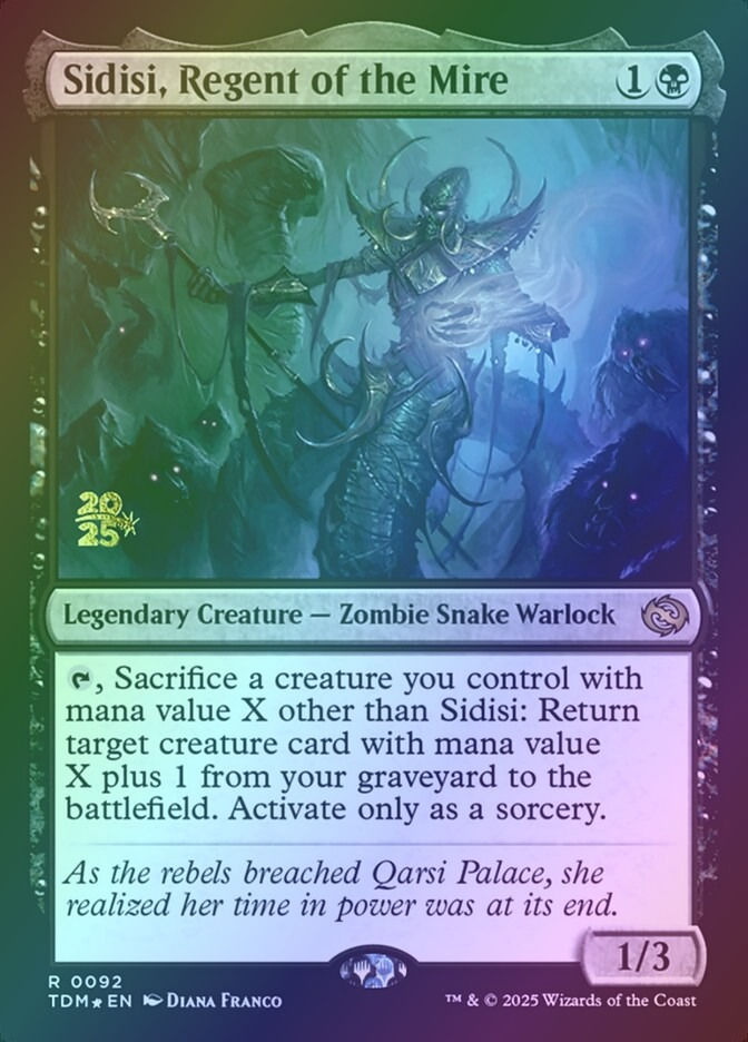 Sidisi, Regent of the Mire (PTDM) (92s) / Foil