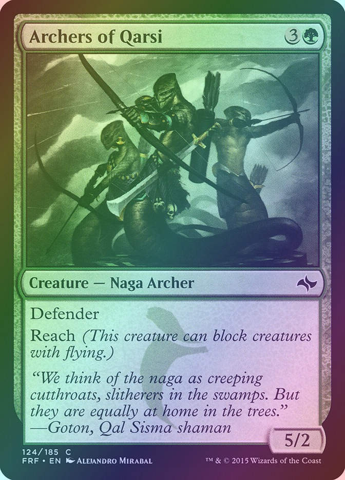 Archers of Qarsi (FRF) (124) / Foil