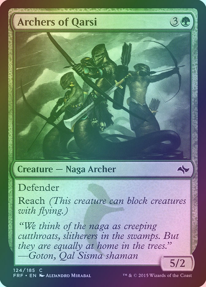 Archers of Qarsi (FRF) (124) / Foil