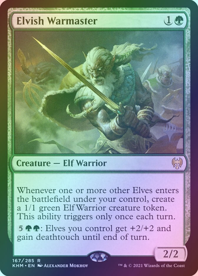 Elvish Warmaster (PKHM) (167p) / Foil