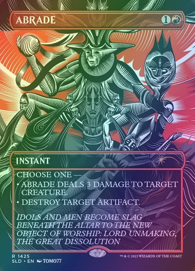 Abrade (SLD) (1425) / Borderless / Foil