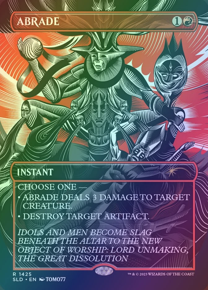 Abrade (SLD) (1425) / Borderless / Foil
