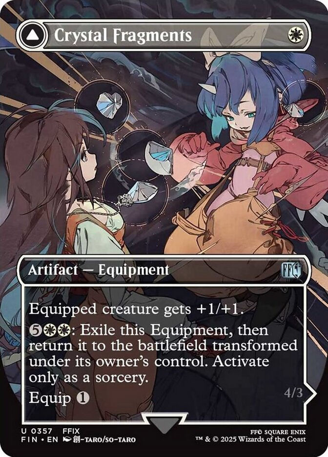 Crystal Fragments // Summon: Alexander (FIN) (357) / Borderless — cara 1 de 2