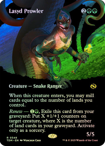Lasyd Prowler (TDM) (348) / Foil / Showcase BL