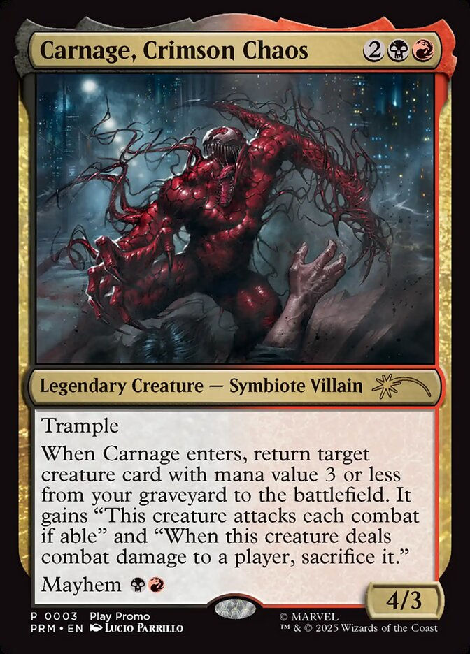 Carnage, Crimson Chaos (PW25) (13) / Foil