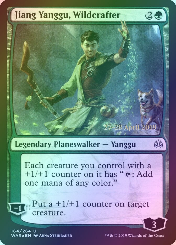 Jiang Yanggu, Wildcrafter (PWAR) (164s) / Foil