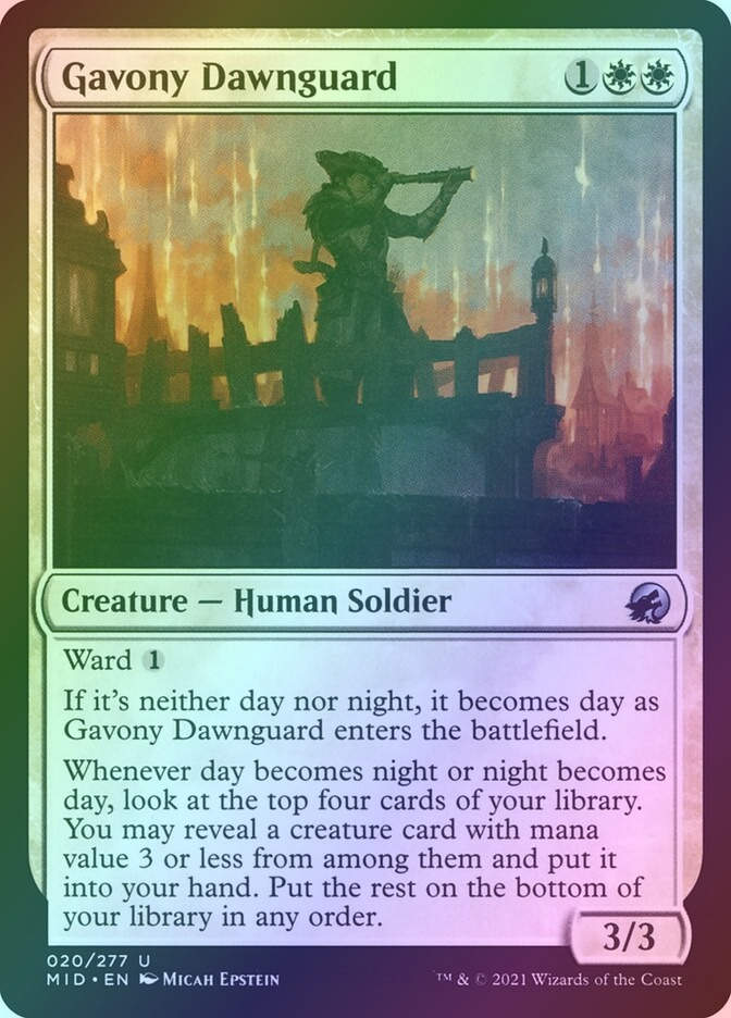 Gavony Dawnguard (MID) (20) / Foil