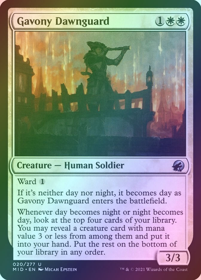 Gavony Dawnguard (MID) (20) / Foil