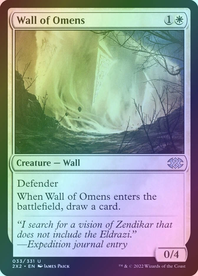 Wall of Omens (2X2) (33) / Foil