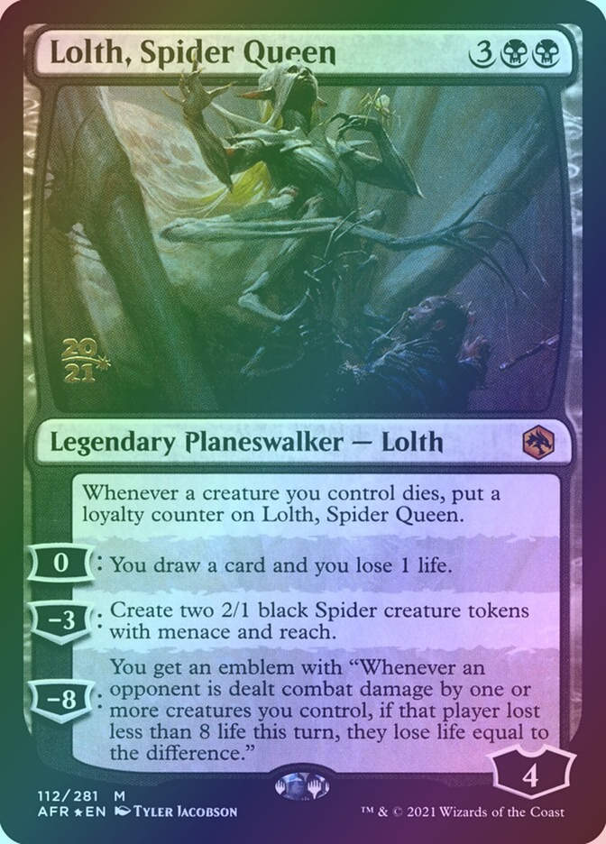 Lolth, Spider Queen (PAFR) (112s) / Foil